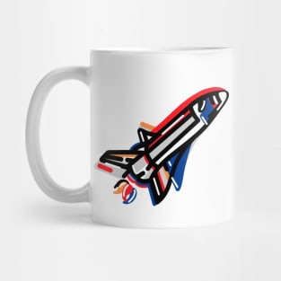 Minimalist Space Ship Mug